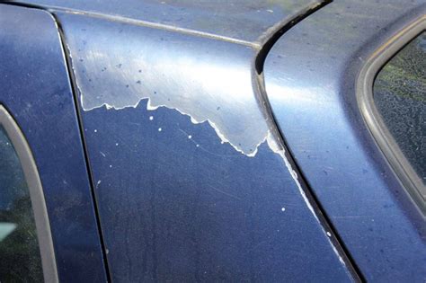 Is peeling paint on a car bad?